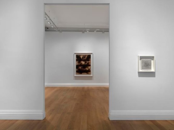 Installation view Burning Cutting Nailing