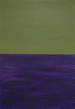 G&uuml;nther F&ouml;rg Untitled (green, purple), 1986
