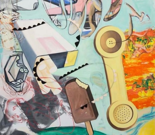 David Salle Freak Flag, 2015