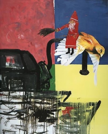 Martin Kippenberger Untitled (Nr. 91/12) from the Krieg / Böse series, 1991
