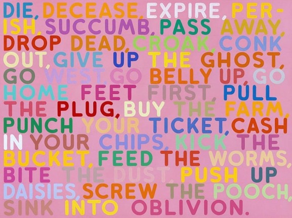 Mel Bochner Die