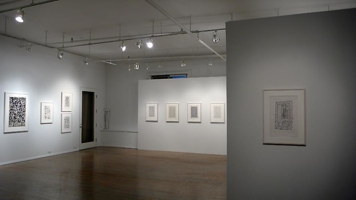 Jan Schoonhoven: Drawings &ndash; installation view 1