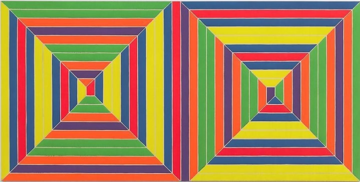 FRANK STELLA Double Mitered Maze