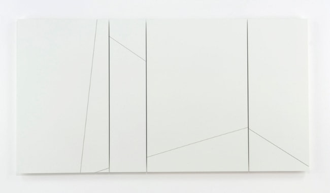 Untitled (Sculptural Study, White Wall Relief)