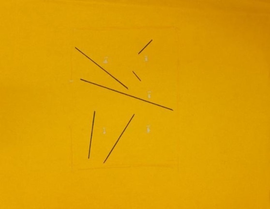 Untitled (Mikado, Plan for Galerie Durand-Dessert, rue de Lappe), 