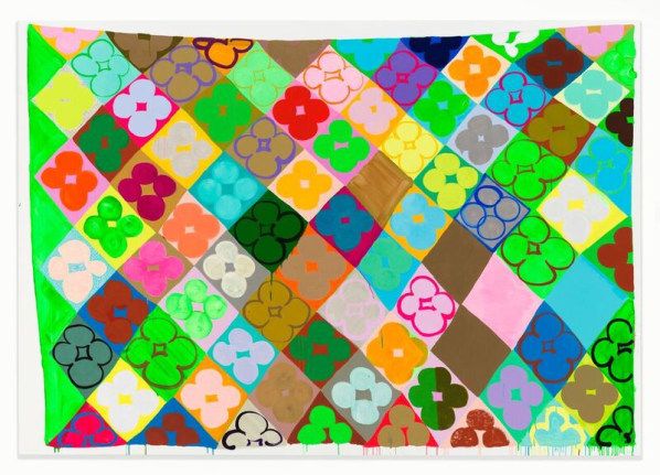 Judy Ledgerwood/Eyeopener/2018/Oil on canvas