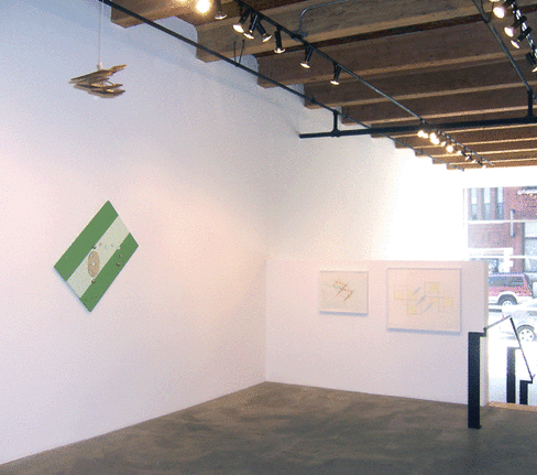 Installation view at Rhona Hoffman Gallery, Richard Rezac, Recent Sculpture, 2006