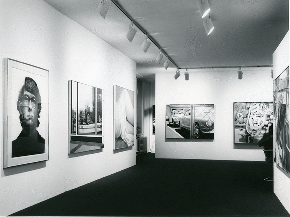 Installation view at Rhona Hoffman Gallery, Inaugural Exhibition: Realism: Paintings and Drawings, 1976