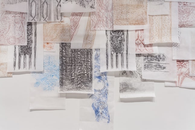 Installation view at Rhona Hoffman Gallery/Michael Rakowitz/The Flesh Is Yours, The Bones Are Ours/2016