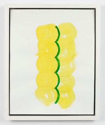 Richard Tuttle.&nbsp;&nbsp;Blue/Red Phase: Drawing #2,&nbsp;2002.&nbsp; Gouache and graphite on paper, 13 1/2 x 10 7/8.&nbsp;&nbsp;