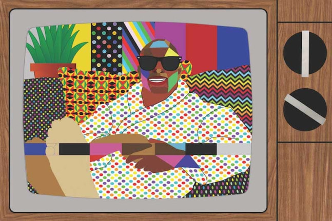 Derrick Adams/Sitting Pretty/2015,Digital print