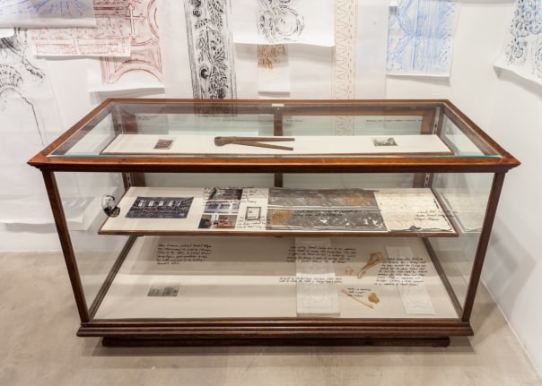 Installation view at Rhona Hoffman Gallery/Michael Rakowitz/The Flesh Is Yours, The Bones Are Ours/2016