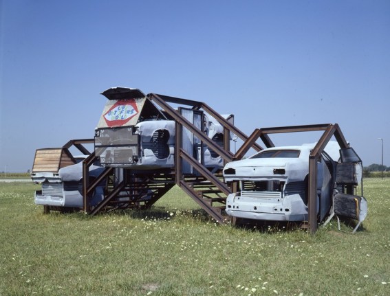 Vito Acconci, House of Cars, Private Collection, Ohio, 1988