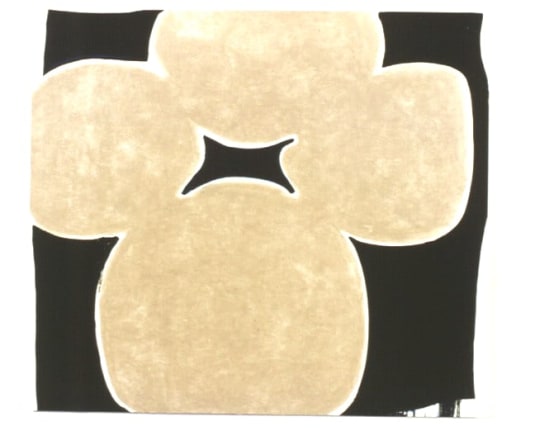 Judy Ledgerwood, Luna Luna, Oil on canvas (pearlescent oil stick), 2003