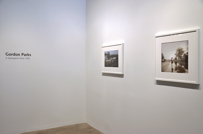 Installation view at Rhona Hoffman Gallery/Gordon Parks/A Segregation Story, 1956/2016