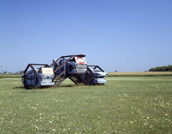 Vito Acconci, House of Cars, Private Collection, Ohio, 1988