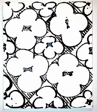 Judy Ledgerwood, Pansy, Oil on canvas, 2003