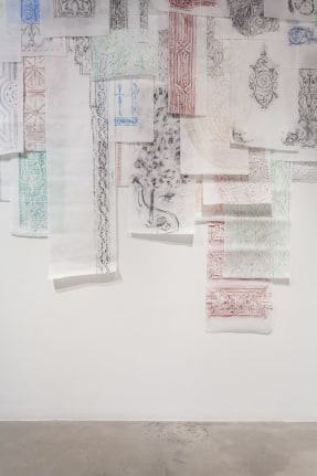 Installation view at Rhona Hoffman Gallery/Michael Rakowitz/The Flesh Is Yours, The Bones Are Ours/2016