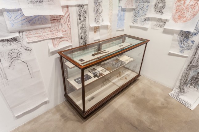 Installation view at Rhona Hoffman Gallery/Michael Rakowitz/The Flesh Is Yours, The Bones Are Ours/2016