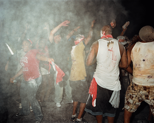 Jouvert, Flatbush, Brooklyn, 2013.&nbsp;Inkjet print, mounted on Sintra, 40 x 50 inches, print, 41 x 51 inches, framed.