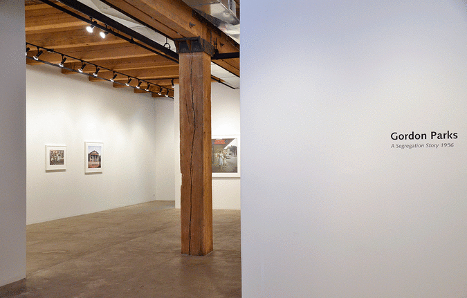 Installation view at Rhona Hoffman Gallery/Gordon Parks/A Segregation Story, 1956/2016
