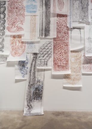 Installation view at Rhona Hoffman Gallery/Michael Rakowitz/The Flesh Is Yours, The Bones Are Ours/2016