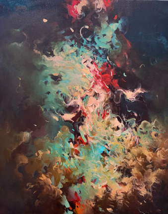 Surge, 2024, Oil on canvas