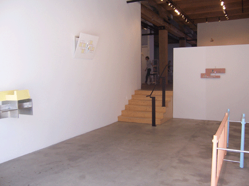 Installation view at Rhona Hoffman Gallery, Richard Rezac, Recent Sculpture, 2006