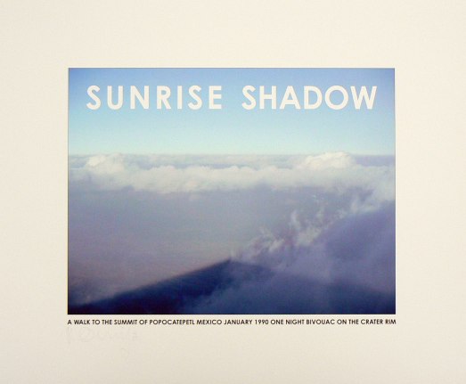 Sunrise Shadow. Mexico,&nbsp;1990