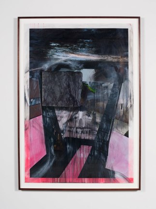 Untitled, 2011. Ink on c-print. 60 x 40 inches.