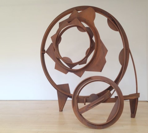Joel Perlman large metal sculptures