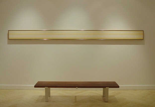 Thin horizontal painting