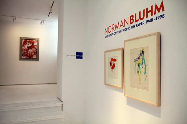 Norman Bluhm works on paper