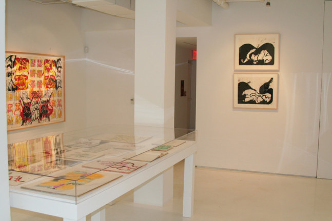 Norman Bluhm works on paper