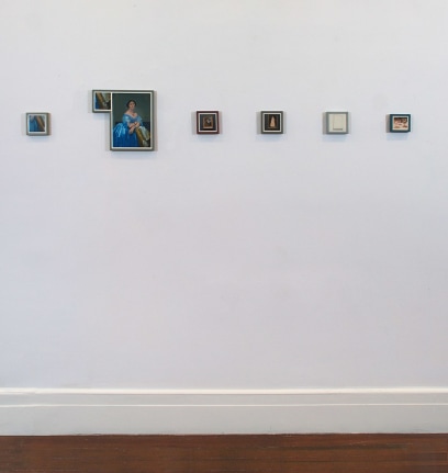 Installation view, Richard Pettibone: Paintings and Drawings 1972 &ndash; 1994, 18 EAST 77