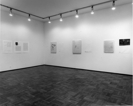 Installation view, Benefit Exhibition for the Merce Cunningham Portfolio, 4 EAST 77