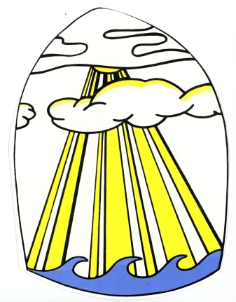 Exhibition Announcement (front),&nbsp;Roy Lichtenstein: Pact 95 Art for &#039;Young America&#039;