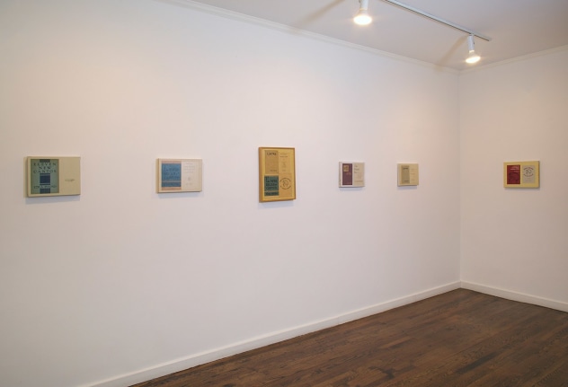 Installation view, Richard Pettibone: Paintings and Drawings 1972 &ndash; 1994, 18 EAST 77