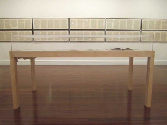 Installation view, Hanne Darboven: A Survey, 18 EAST 77