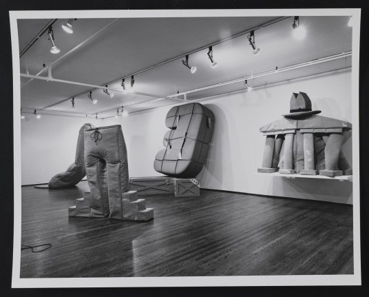 Installation View,&nbsp;Oldenburg / van Bruggen / Gehry:&nbsp;The Course of the Knife,&nbsp;420 WEST BROADWAY