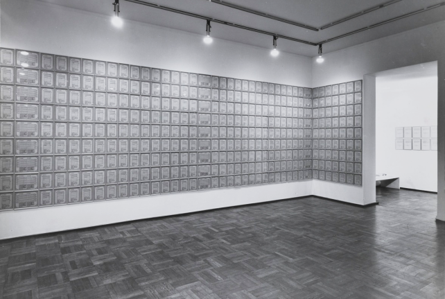 Installation view,&nbsp;Hanne Darboven: For Jean-Paul Sartre,&nbsp;4 EAST 77