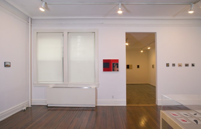 Installation view, Richard Pettibone: Paintings and Drawings 1972 &ndash; 1994, 18 EAST 77