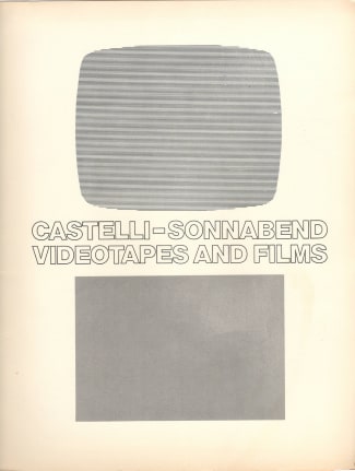 Front Cover of Castelli /  Sonnabend Videotapes and Films