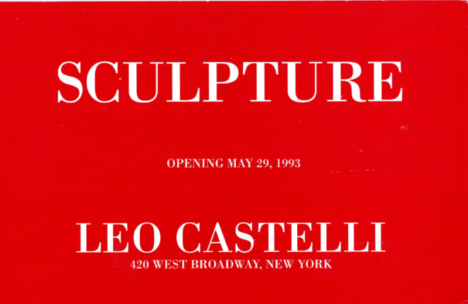 Exhibition Announcement (front),&nbsp;Group Sculpture Exhibition