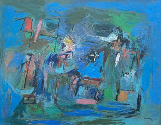 "Subjective Farm Landscape" by Ralph Rosenborg.