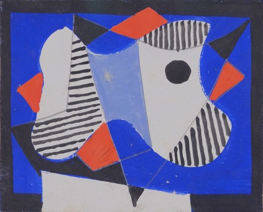 Image of sold Vaclav Vytlacil tempera Abstraction (1938).