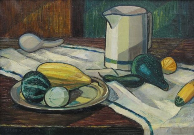 Still life oil painting by Helen F. Kramer.