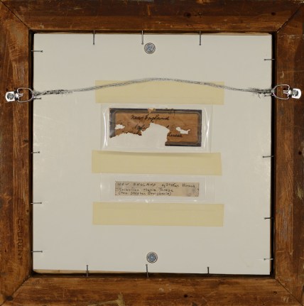 Overall verso image of &quot;New England&quot; painting by Stefan Hirsch.