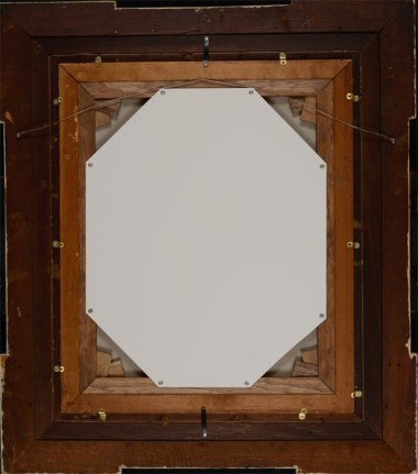 Verso image of Clarence H. Carter's painting Circus Scene.