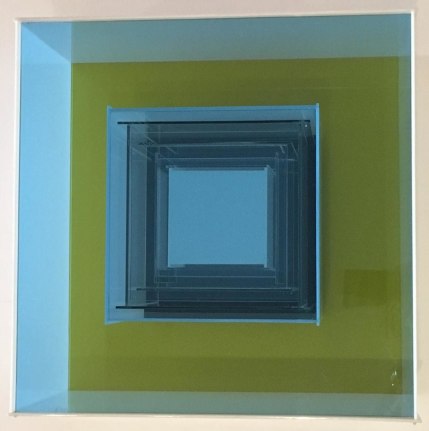 Detail 3 of plexiglas construction #128 by Leroy Lamis.